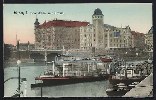 AK Wien, Donaukanal mit Urania