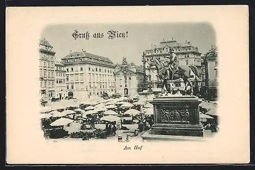 AK Wien, Am Hof mit Denkmal