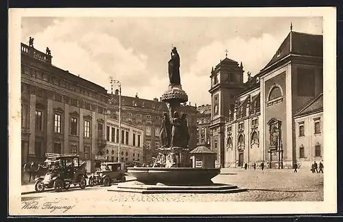 AK Wien, Blick auf den Platz Freyung