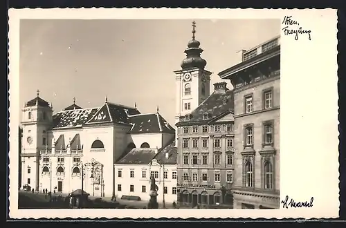 AK Wien, Freyung mit Kirche