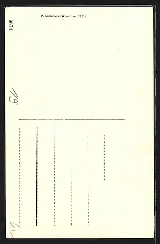 AK Wien, Maria Theresien Platz, Maria Theresia-Monument von Prof. K. Ritter von Zumbusch