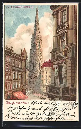 Lithographie Wien, Stefanskirche
