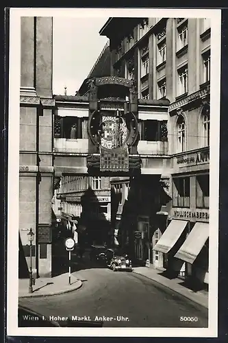 AK Wien, Hoher Markt, Anker-Uhr