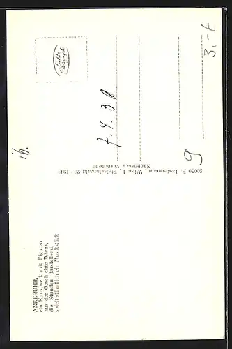 AK Wien, Hoher Markt, Anker-Uhr