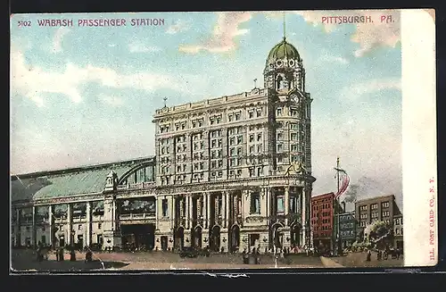 AK Piitsburgh, PA, Wabash Passenger Station