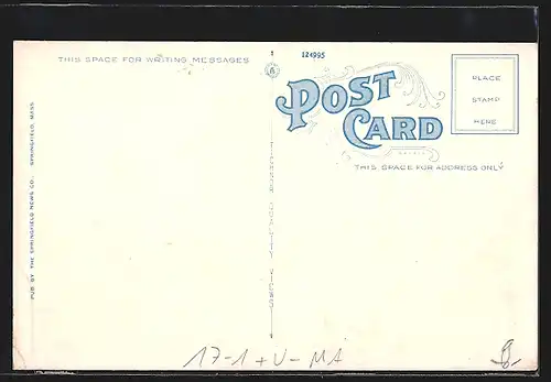 AK Springfield, MA, View of the Masonic Temple