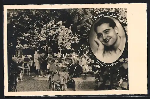 AK Wien-Nussdorf, Gasthaus von Franz Schier Radio Wien, Hackhofergasse 12