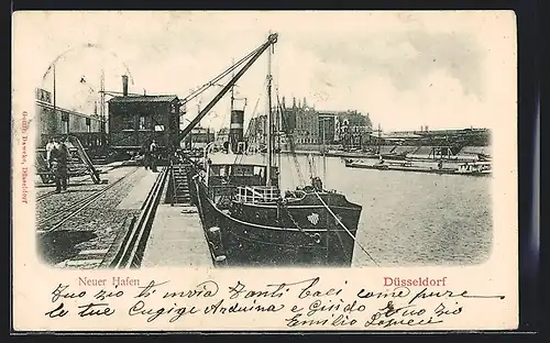 AK Düsseldorf, Neuer Hafen