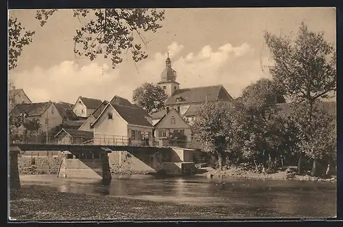 AK Bischleben bei Erfurt, Kirche aus der Barockzeit