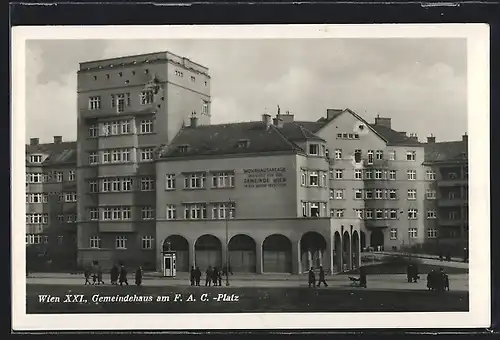 AK Wien, Gemeindehaus am F. A. C. -Platz