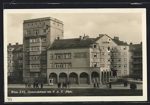 AK Wien, Gemeindehaus am F. A. C. -Platz