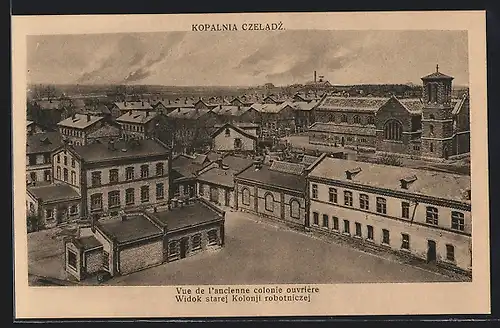 AK Kopalina Czeladz, Vue de l`ancienne colonie ouvrière
