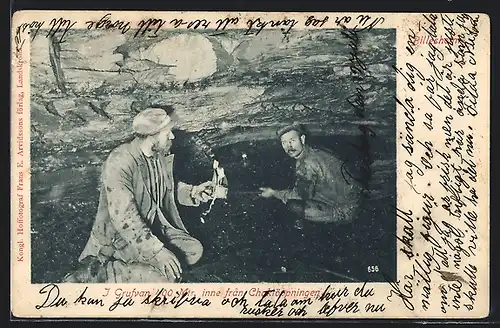 AK Billesholm, I Grufvan inne fran Chaktöppningen, Kohlebergbau