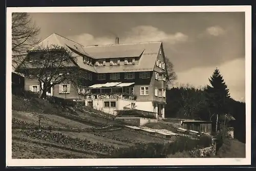 AK St. Peter /Bad. Schwarzwald, Hotel Haus Lindenberg