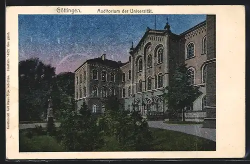 Luna-AK Göttingen, Auditorium der Universität