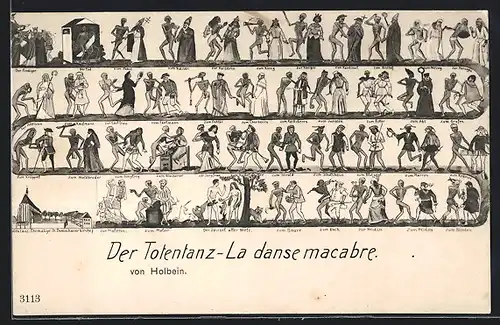 AK Holbein, Der Totentanz