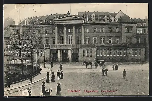 AK Elberfeld, Döppersberg, Hauptbahnhof