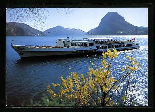 AK Dampfer Lugano und Monte S. Salvatore