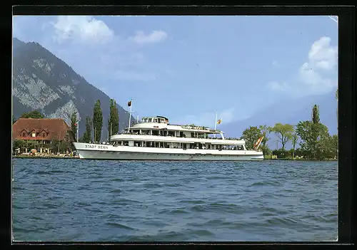 AK MS Stadt Bern auf dem Thunersee