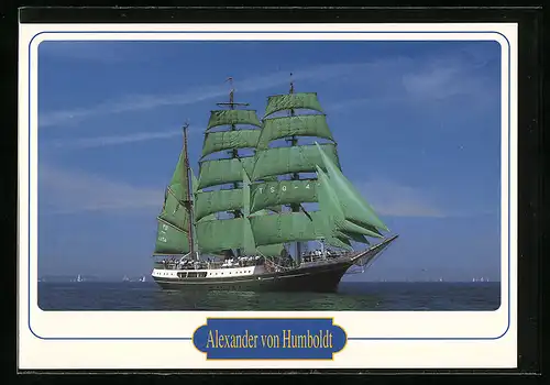 AK Segelschiff Alexander von Humboldt in Fahrt