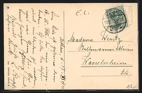 AK Rothau i. Els., Hotel Haus Waldfrieden