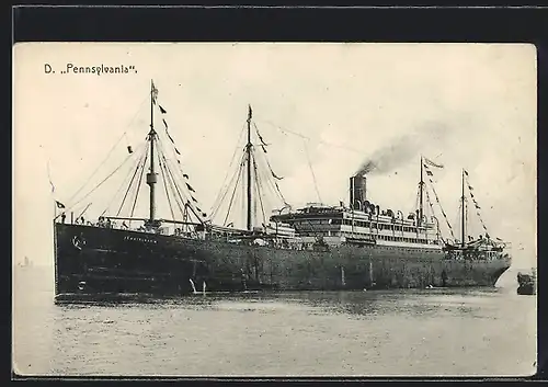 AK Dampfer Pennsylvania im Wasser