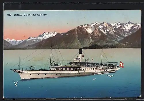 AK Bateau-Salon La Suisse