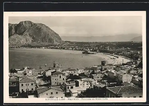 AK Palermo, Mondello Lido, Panorama da Monte Gallo