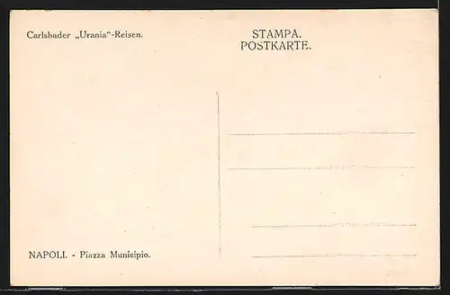 AK Napoli, Piazza Municipio