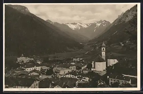 AK Gossensass, Gesamtansicht mit Pflerscher Tribulaun