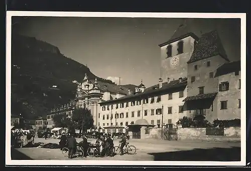 AK Gries /Bozen, Partie an der Burg