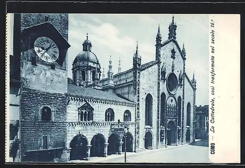 AK Como, La Cattedrale, cosi trasformata nel secolo 16