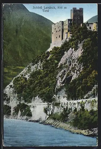 AK Landeck /Tirol, Schloss am Wasser