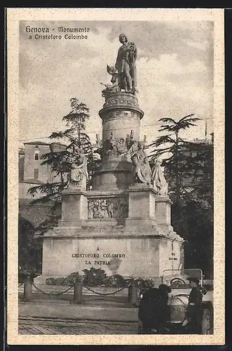 AK Genova, Monumento a Cristoforo Colombo