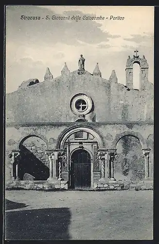 AK Siracusa, S. Giovanni delle Catacombe, Portico