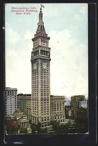 AK New York, NY, Metropolitan Life Insurance Building