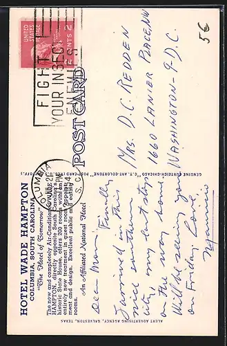 AK Columbia, SC, Hotel Wade Hampton