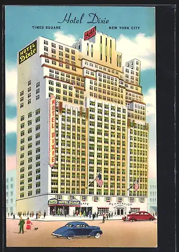 AK New York, NY, Hotel Dixi, Times Square, 43rd Street