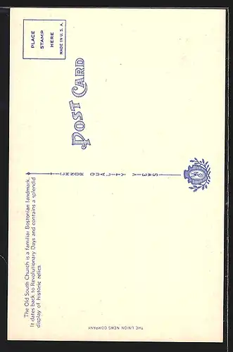 AK Boston, MA, Old South Church