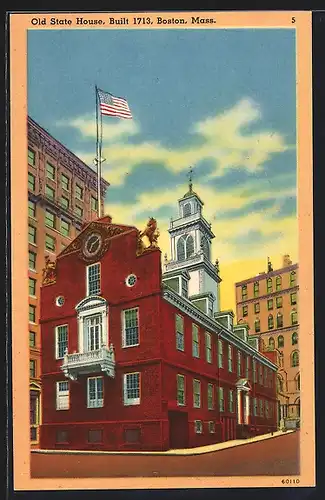 AK Boston, MA, Old State House, built 1713