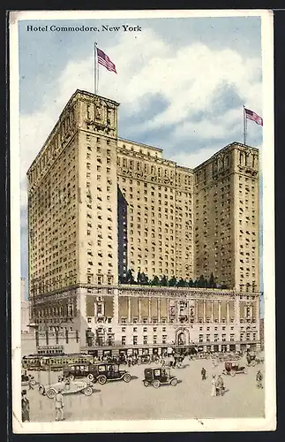 AK New York, NY, Hotel Commodore