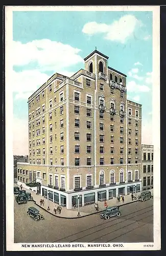 AK Mansfield, OH, New Mansfield-Leland Hotel