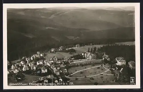 AK Oberhof /Th., Gesamtansicht vom Flugzeug aus