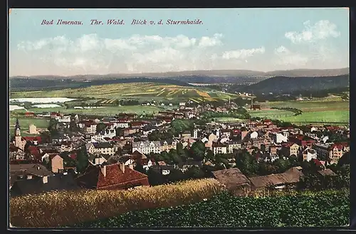 AK Ilmenau /Th., Blick von der Sturmhaide