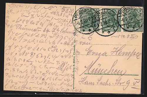 AK Pössneck, Panoramaansicht