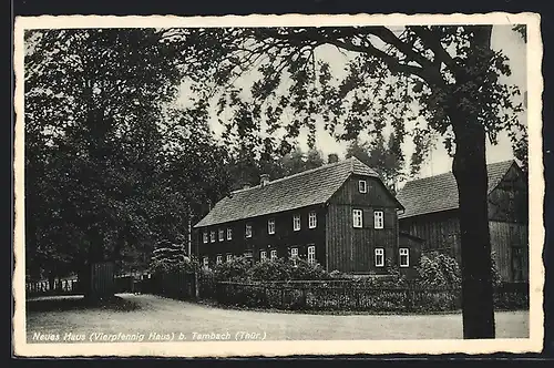 AK Tambach, Blick auf Gasthof Vierpfennighaus