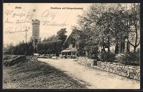 AK Jena, Forsthaus und Turm