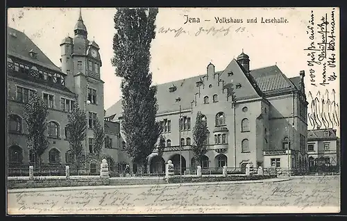 AK Jena, Volkshaus und Lesehalle