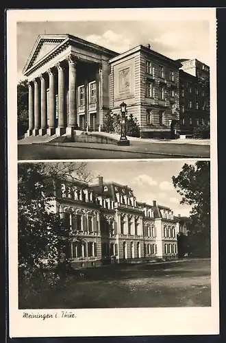 AK Meiningen i. Thür., Gebäudeansichten