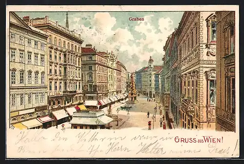 Lithographie Wien, Geschäfte im Graben